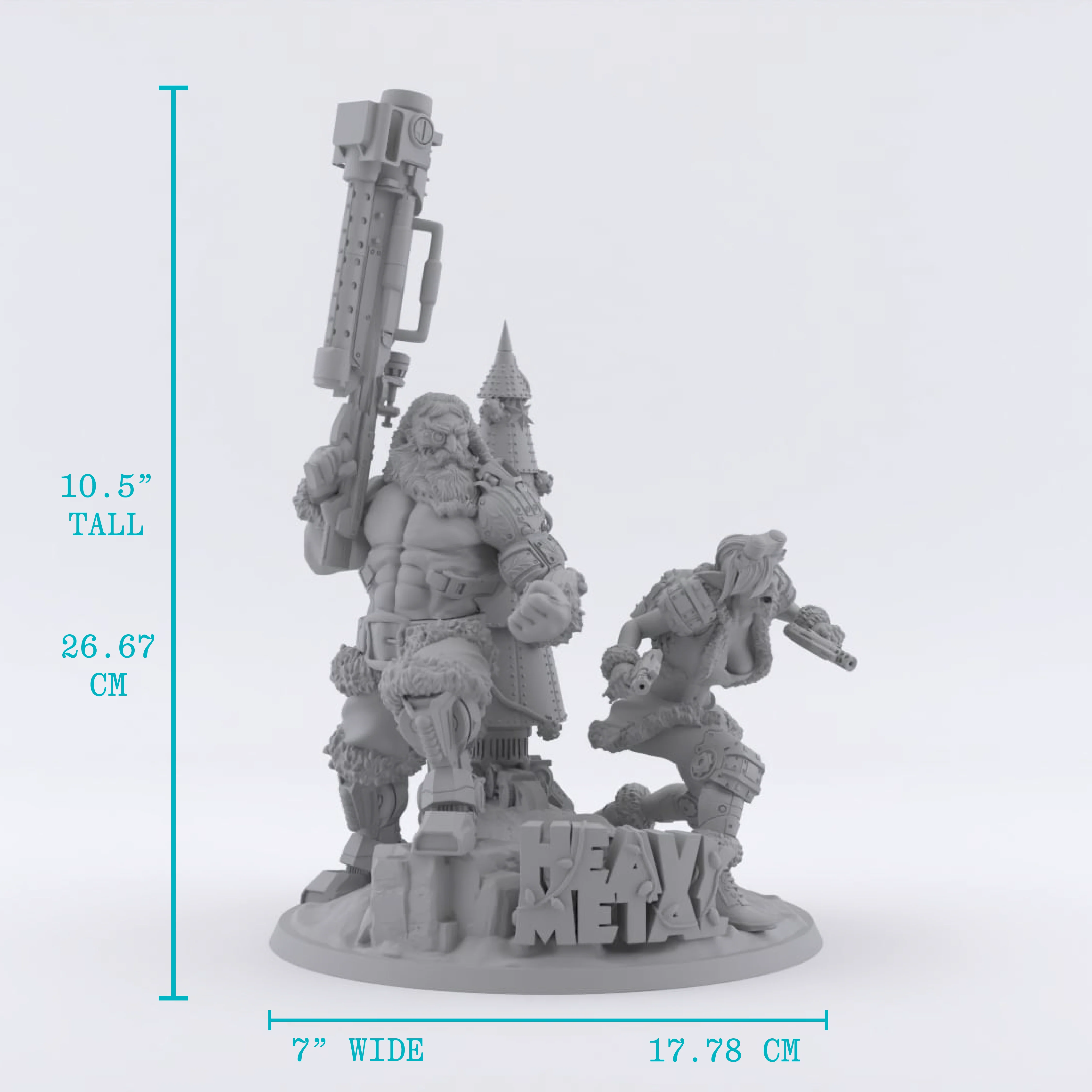 Cyborg Santa and E.L.F Resin Unpainted Model Kit - Image 7