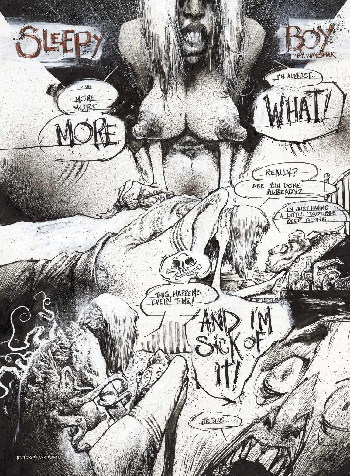 Heavy Metal #2F Blank Sketch Cover - Image 13