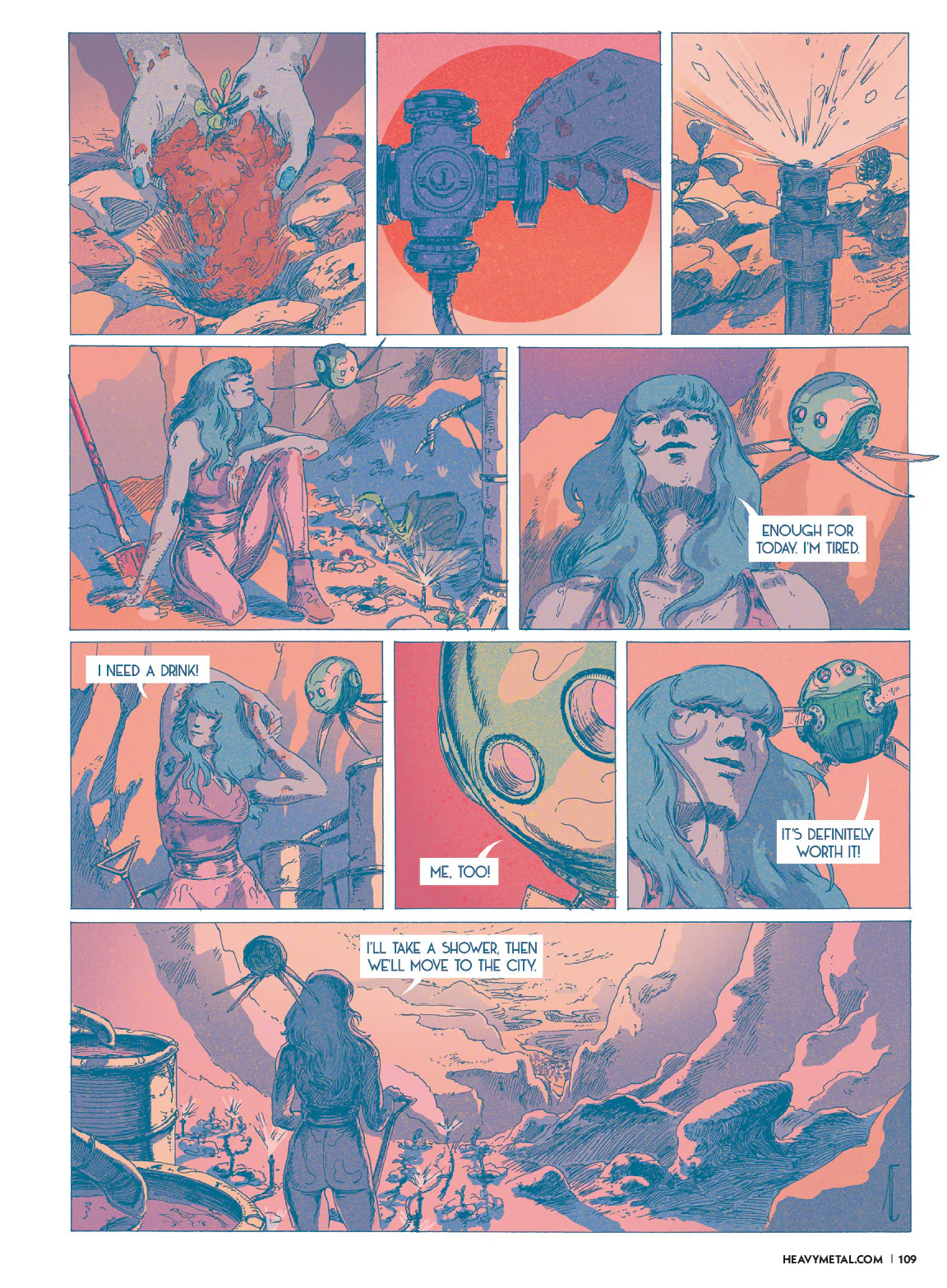 Heavy Metal #2F Blank Sketch Cover - Image 24