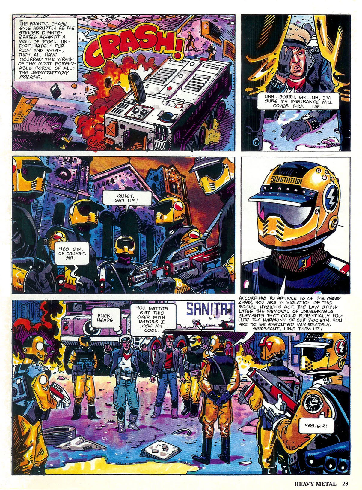 Heavy Metal Magazine March 1985 - Image 10