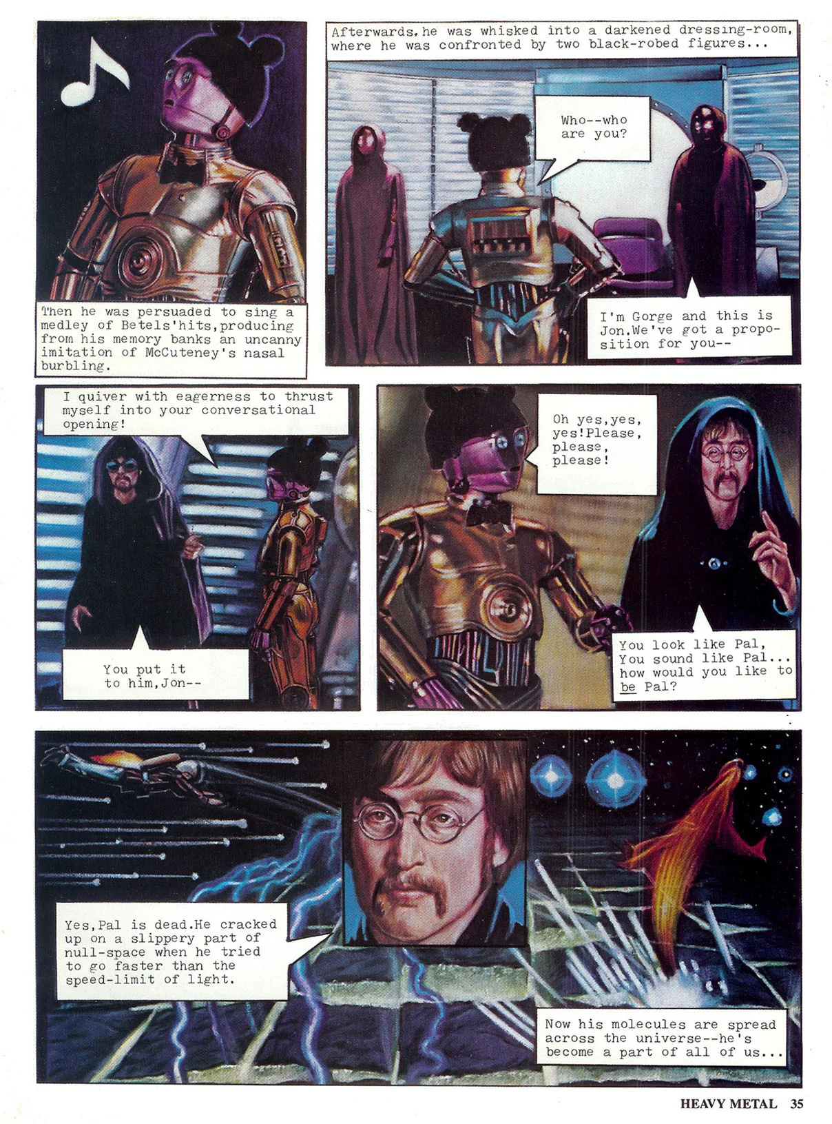 Heavy Metal Magazine March 1985 - Image 3