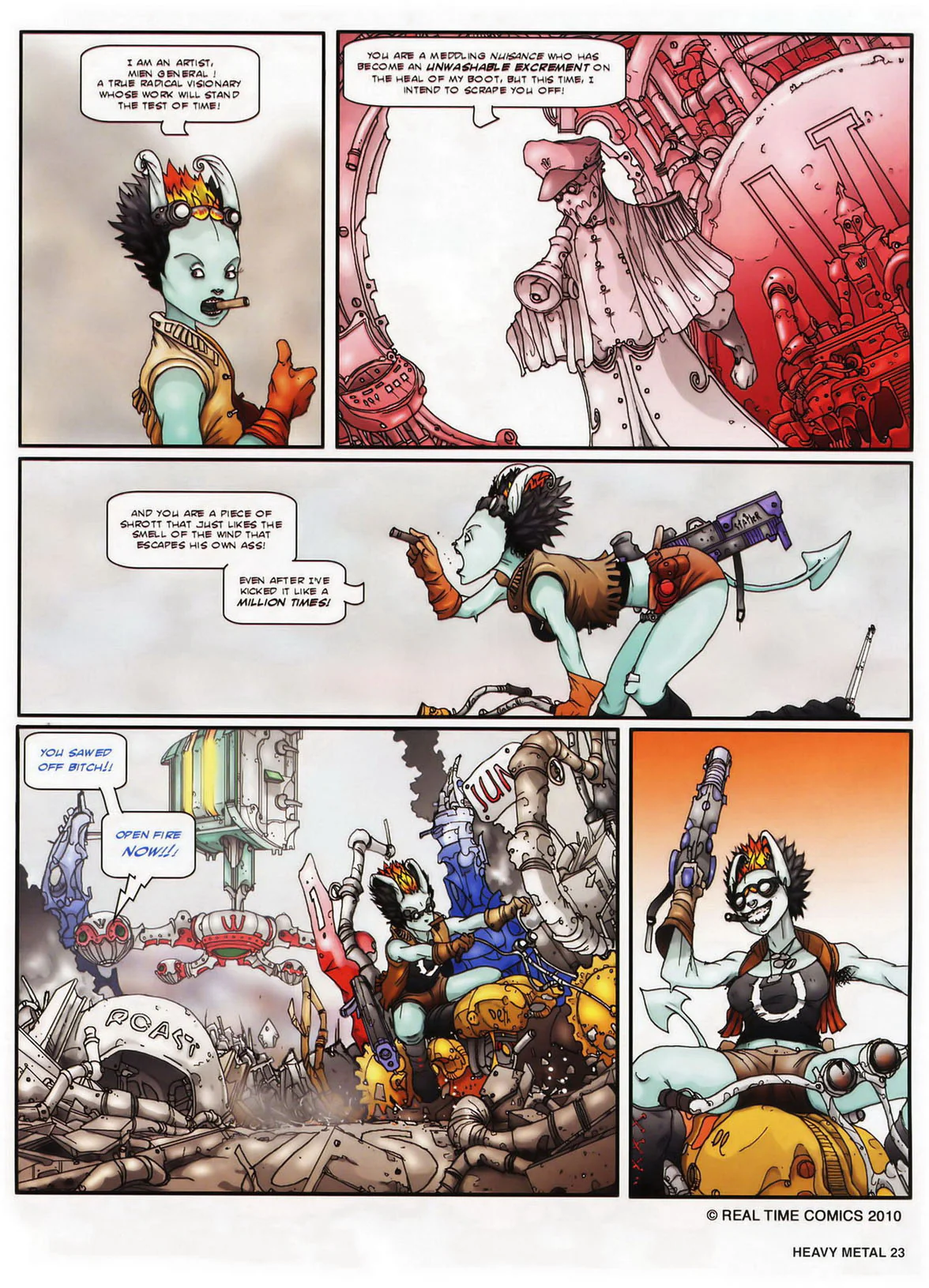 HEAVY METAL Magazine January 2011 - Image 3