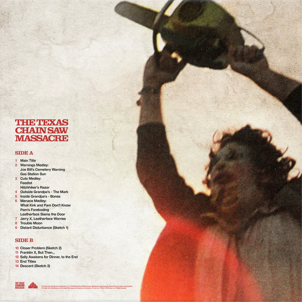 Tobe Hooper and Wayne Bell The Texas Chainsaw Massacre - Original Motion Picture Score (1974) - Image 6
