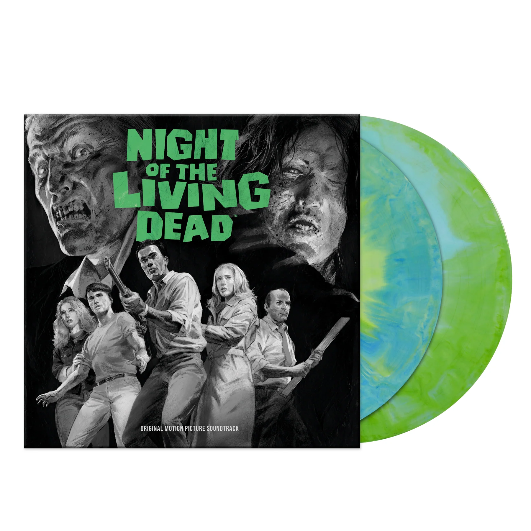 Night of the Living Dead (Music from the Motion Picture) Ghoul Green and Blue Colored Vinyl - Image 6